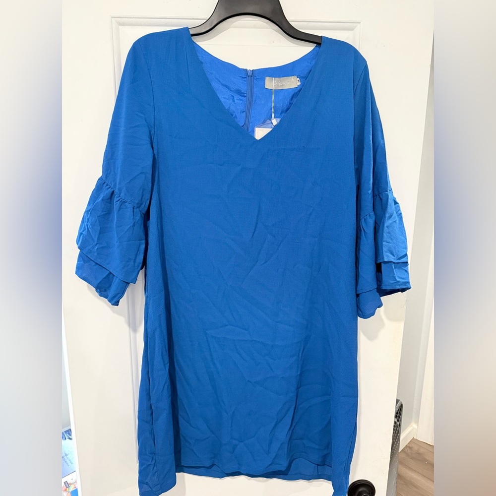 Blue Flowy Dress
